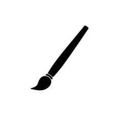 Paint brush icon design illustration 