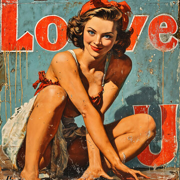 Pin-up in love 02