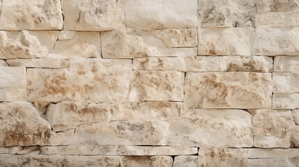 Illustration of the masonry wall of a castle in Europe. Soft beige color, unusual stone pattern, unusual color and background.