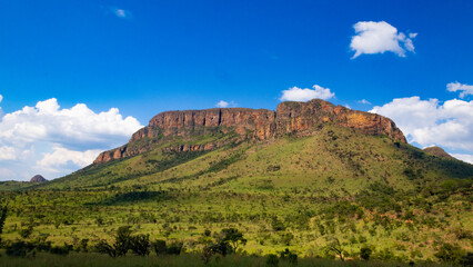 Fototapeta na wymiar Scenic landscapes in Marakele National Park