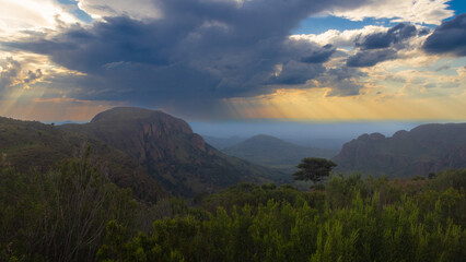 Scenic landscapes in Marakele National Park