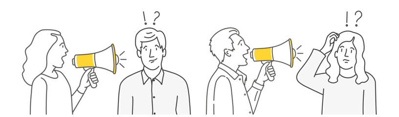 People listen and discuss rumors.