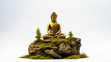 Golden buddha statue