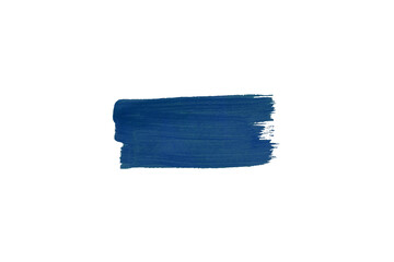 Blue watercolor background. Artistic hand paint. Isolated on transparent background.