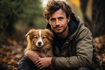 Volunteers of different nationalities help and save animals.
Concept: social advertising about helping animals or educational programs about charity