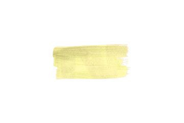 Light yellow watercolor background. Artistic hand paint. Isolated on transparent background.