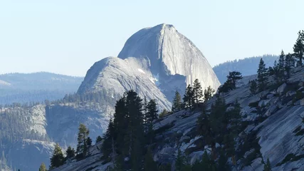 Crédence de cuisine en verre imprimé Half Dome Scenic view of Half Dome in Yosemite National Park, California.