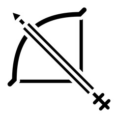 Crossbow icon vector image. Can be used for Battle Royale.
