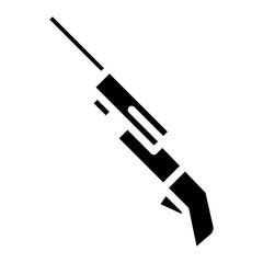 Designated Marksman Rifle icon vector image. Can be used for Battle Royale. - obrazy, fototapety, plakaty