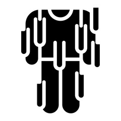Ghilie Suit icon vector image. Can be used for Battle Royale.