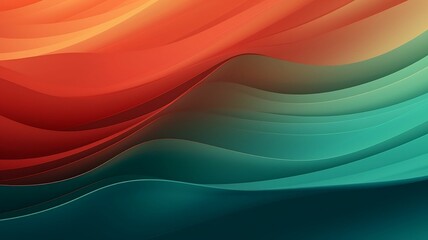 Illustration of vibrant colorful abstract waves as a background