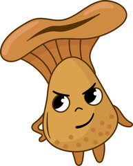 Cute Retro mushroom character