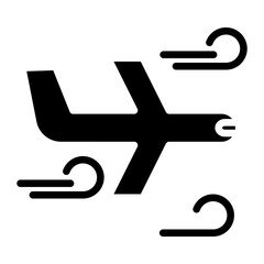 Turbulence icon vector image. Can be used for Airline.