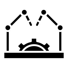 Advanced Robotics icon vector image. Can be used for Industry.