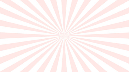Pink and white sunburst background - obrazy, fototapety, plakaty