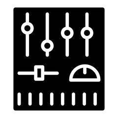 Control Panel icon vector image. Can be used for Industry.