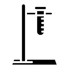 Test Tube Stand icon vector image. Can be used for Science.