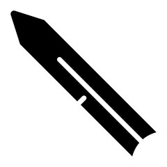 Scoopula icon vector image. Can be used for Science.