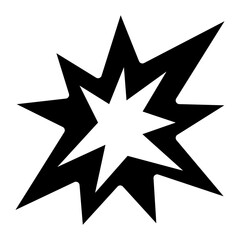 Obraz premium Collision icon vector image. Can be used for Science Fiction.