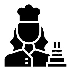 Baker icon vector image. Can be used for Cleaning and Dusting.