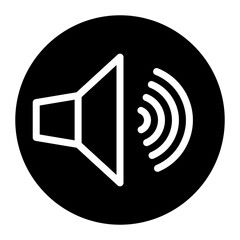 Sound icon vector image. Can be used for Instrument.