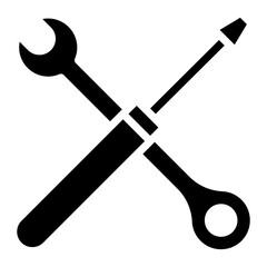 Tools icon vector image. Can be used for Instrument.
