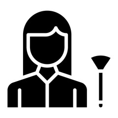 Cosmetologist icon vector image. Can be used for Diversity.