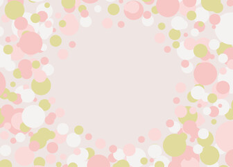 ドット背景　春カラー