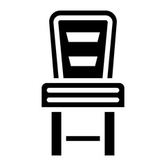 Chair icon vector image. Can be used for Luxury.