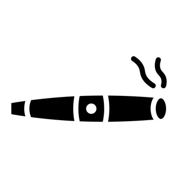 Cigar icon vector image. Can be used for Luxury.