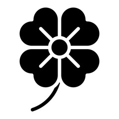 Clover icon vector image. Can be used for Casino.