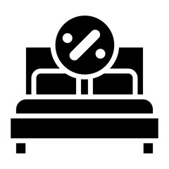 Discounted Rooms icon vector image. Can be used for Casino.