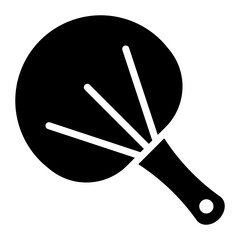 Hand Fan icon vector image. Can be used for Retro.
