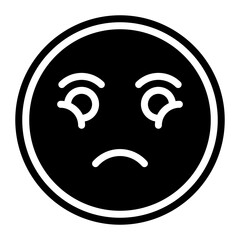 Fear icon vector image. Can be used for Psychology.