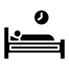 Healthy Sleeping icon vector image. Can be used for Psychology.