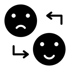 Mood Disorders icon vector image. Can be used for Psychology.