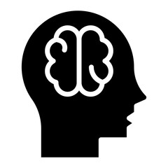 Neuropsychology icon vector image. Can be used for Psychology.