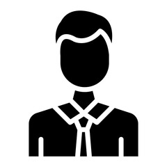 Social Worker Male icon vector image. Can be used for Psychology.