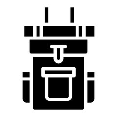 Backpacking icon vector image. Can be used for Adventure.