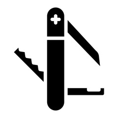 Pocket Knife icon vector image. Can be used for Adventure. - obrazy, fototapety, plakaty