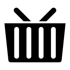 Basket icon vector image. Can be used for Laundry.