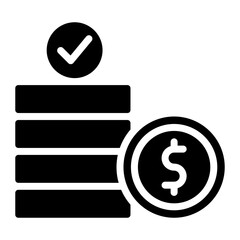 Cost icon vector image. Can be used for Supply Chain.