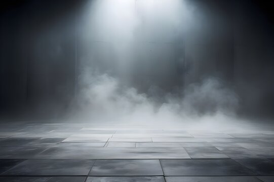 Texture_dark_concrete_floor_with_mist_or_fog