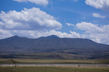 Fototapeta premium clouds over the mountains
