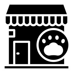 Pet Store icon vector image. Can be used for Veterinary.