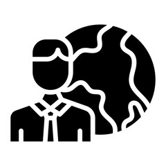 Human Impact icon vector image. Can be used for Global Warming.