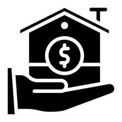 Mortgage icon vector image. Can be used for Crisis Mangement.