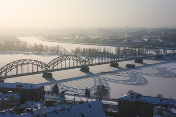 View to the historic centre of Riga, Latvia