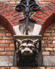 Street in the historic centre of Bruges