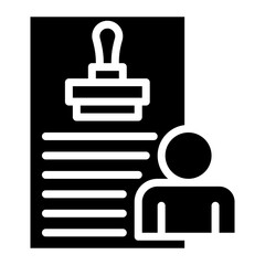 Supervisory Authority icon vector image. Can be used for Compliance And Regulation.